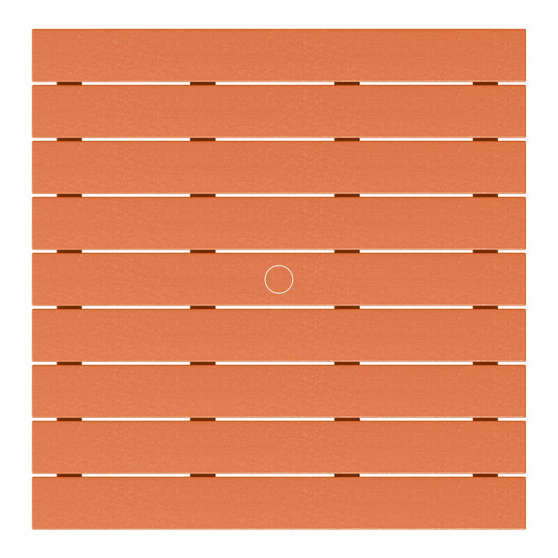 WestinTrends Kids 5-Piece HDPE Outdoor Square Patio Dining Table and Chairs Set