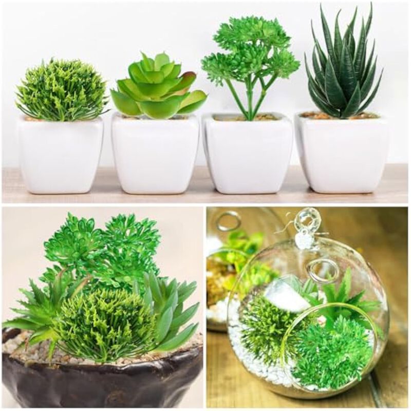 18 Piece Artificial Eucalyptus Flower Stems Wedding Centerpiece Decor image number 3