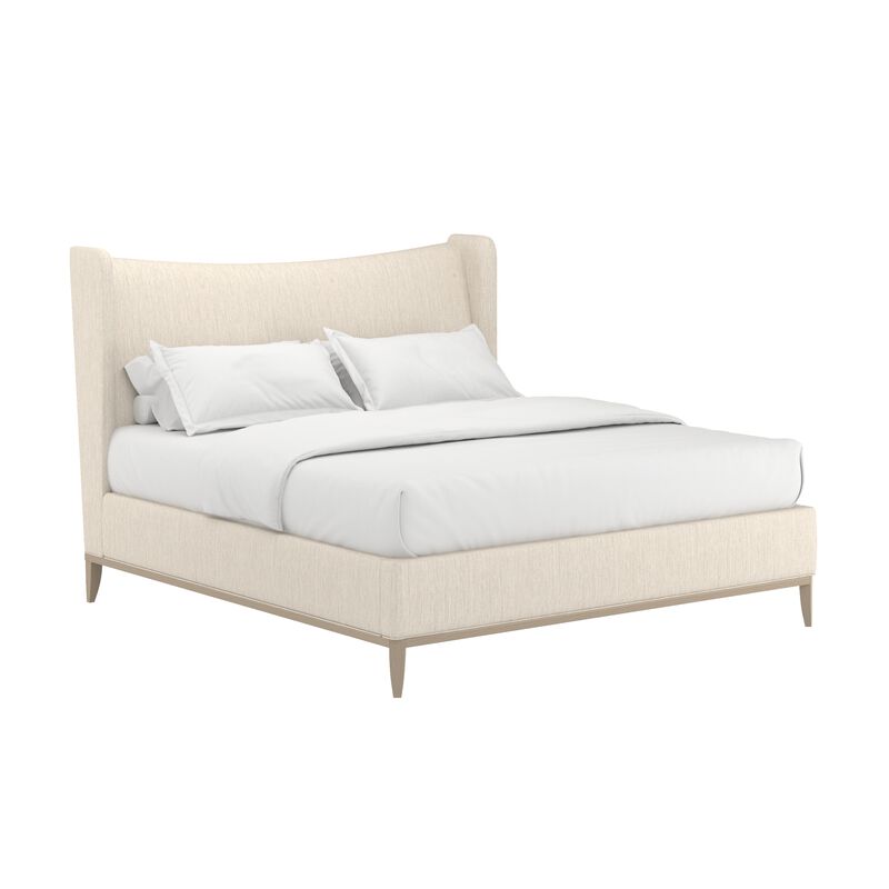 Edwin Wing Shelter Upholstered Bed image number 0