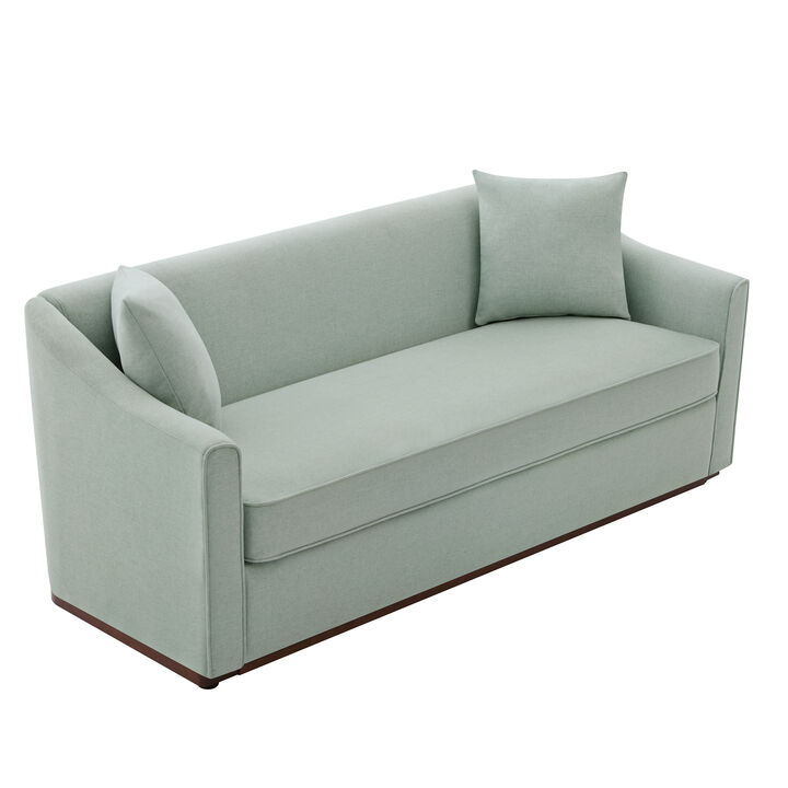 Modern 3-Seater Chenille Sofa