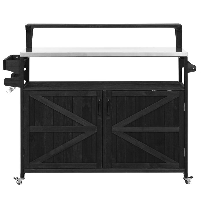 TATEUS Outdoor Bar Cart