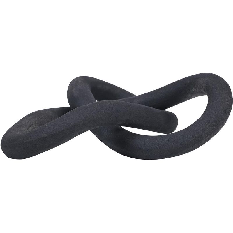 Renwil BINNA MATTE BLACK INFINITI KNOT DECORATIVE OBJECT image number 1