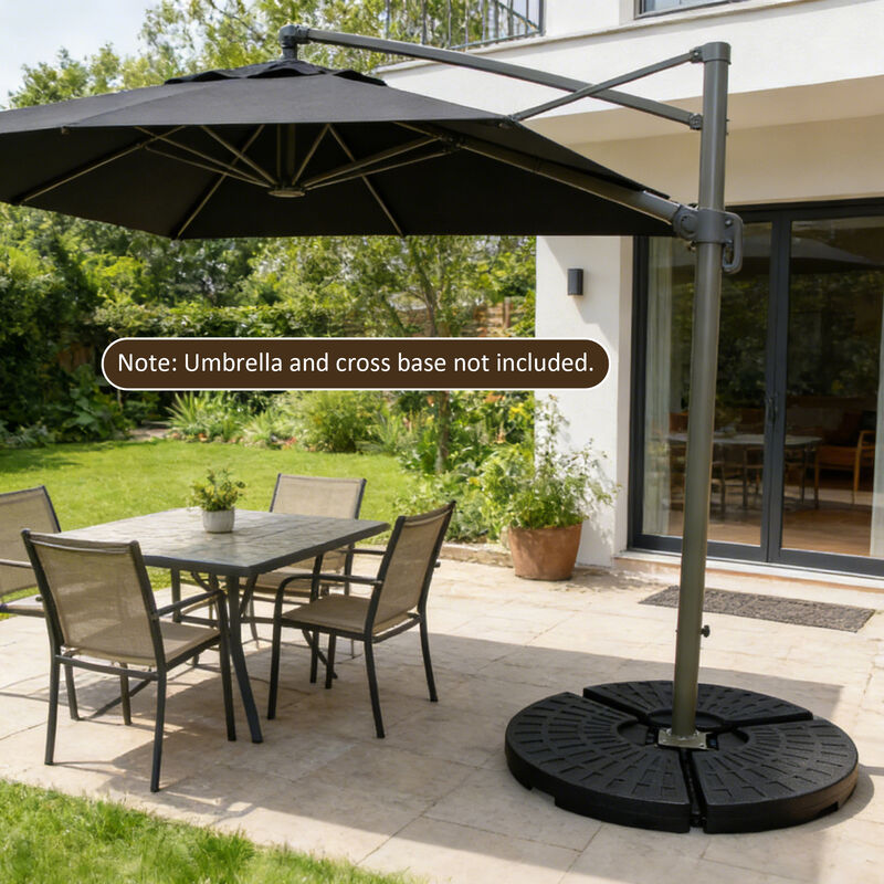 Heavy-Duty Fan-Style Cantilever Umbrella Base image number 2