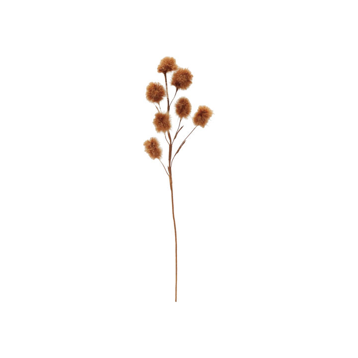 Feather Pom Poms Spray, Brown