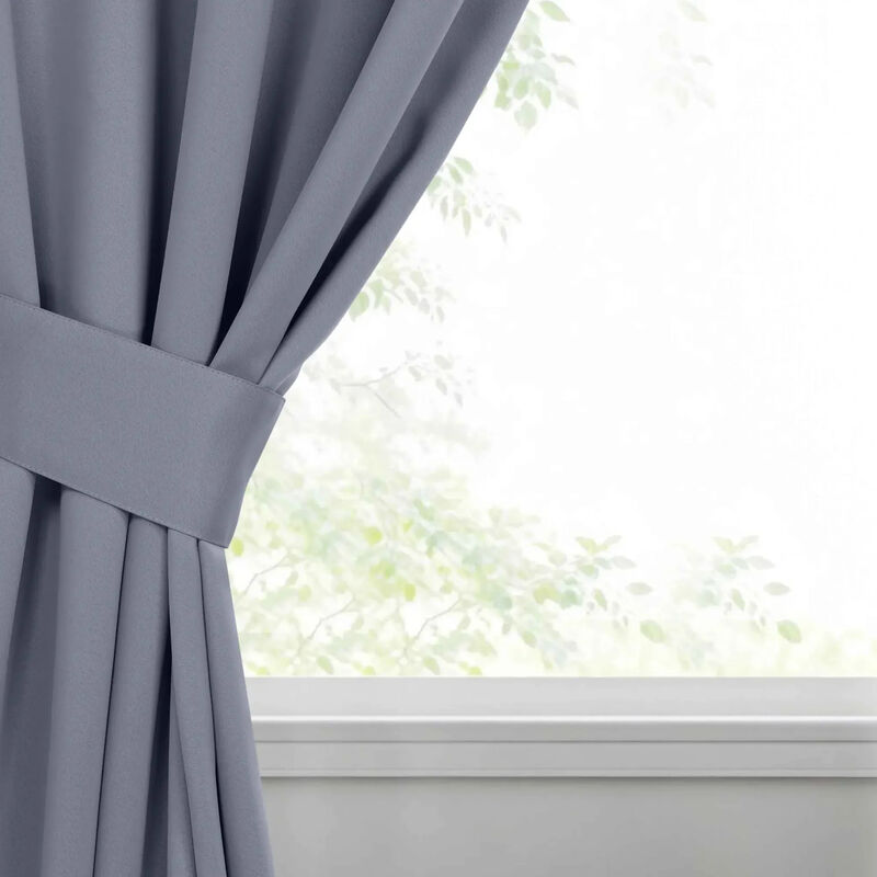 Set of 2 Classic Modern Room Darkening Blackout Curtains image number 2