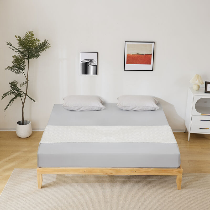 Simple and Durable Basic Bed Frame for Easy Mattress Setup image number 5