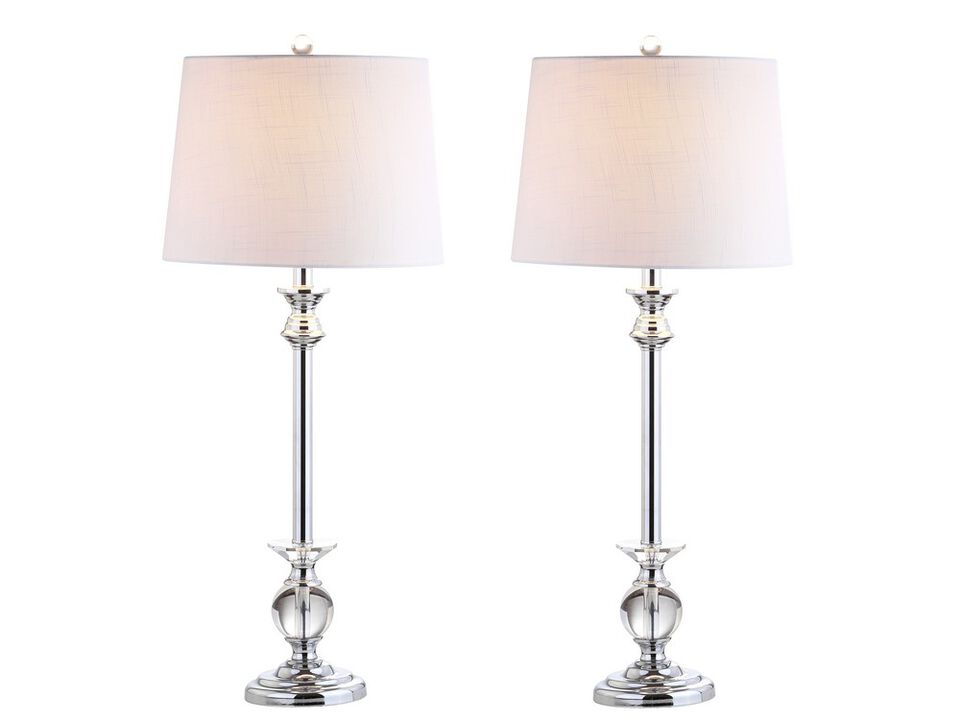 Elizabeth Crystal/Metal LED Table Lamp