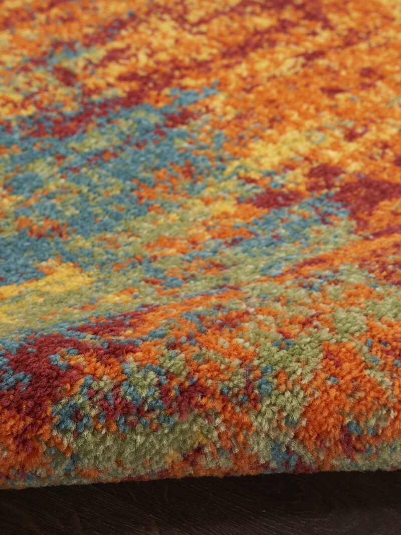 Nourison Essentials NRE06 Flame 2'2" x 7'6" Rug image number 5