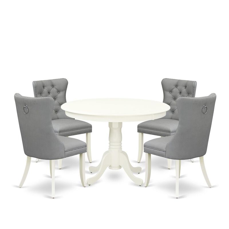 5 Piece Modern Dining Table Set
