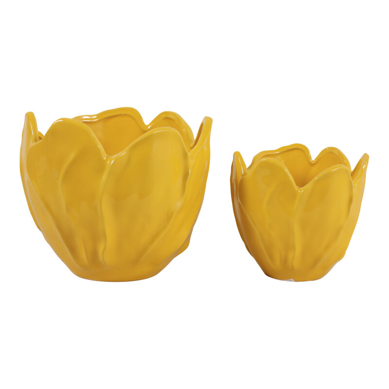 S/2 Flower Shaped Planters image number 4