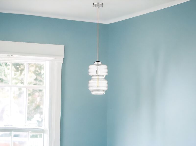 Hivvago Ballina 1-Light Polished Nickel Mini-Pendant