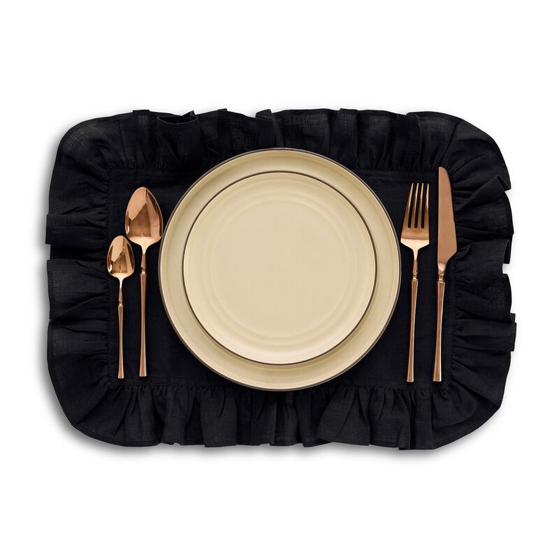 Linen Placemats - Gabrielle Ruffle image number 1