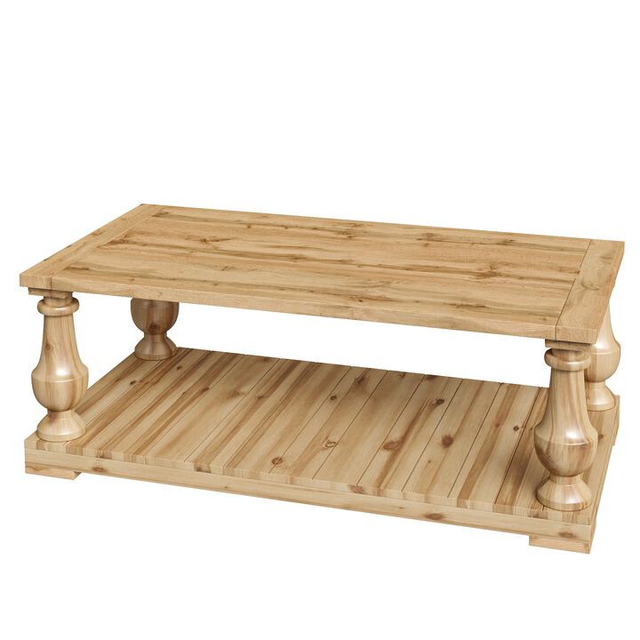 Zebwos Farmhouse Coffee Table