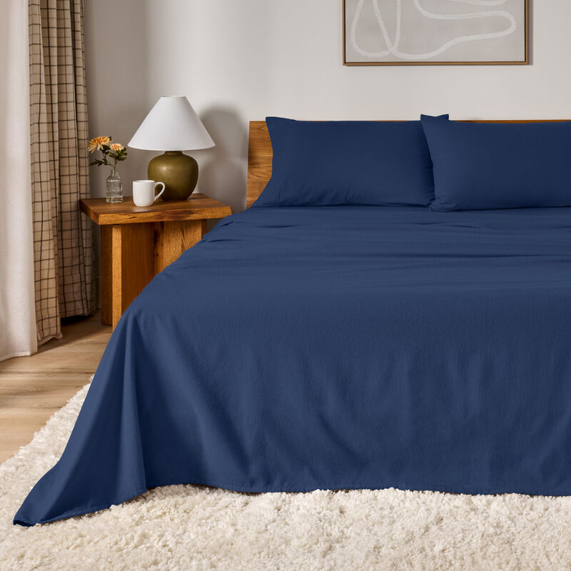 Soft & Cozy 100% Cotton Flannel Sheet Set image number 3