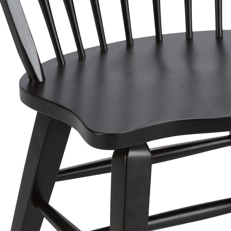 Liberty Furniture Windsor Back Side Chair - Black image number 2