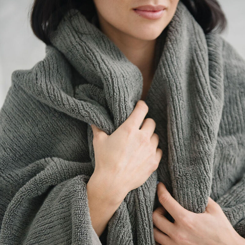 Ribbed Terry Bath Sheets