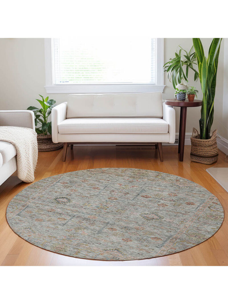 Ravenna RN5 Taupe 8' Round Rug image number 1