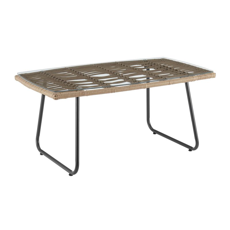 Antibes Gray 4-Piece Patio Set