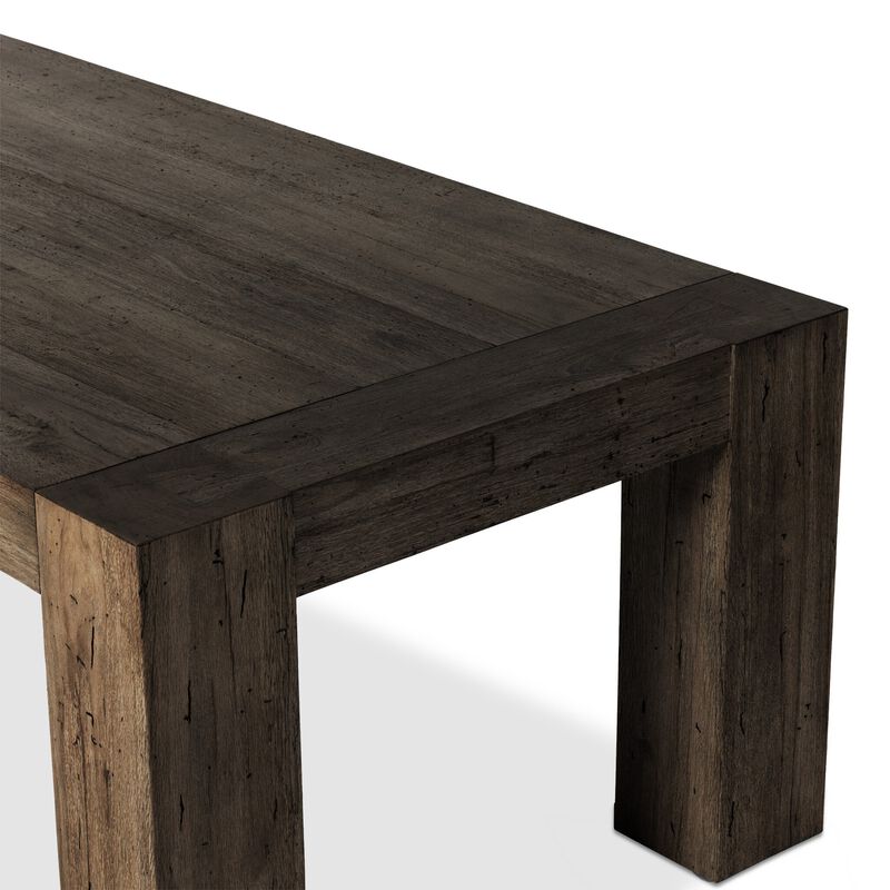 Abaso Dining Table in Dark Brown