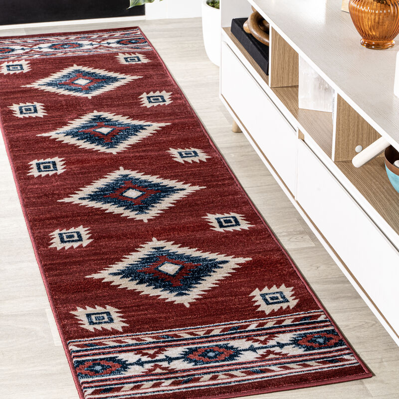 Serape Medallion Southwestern Area Rug
