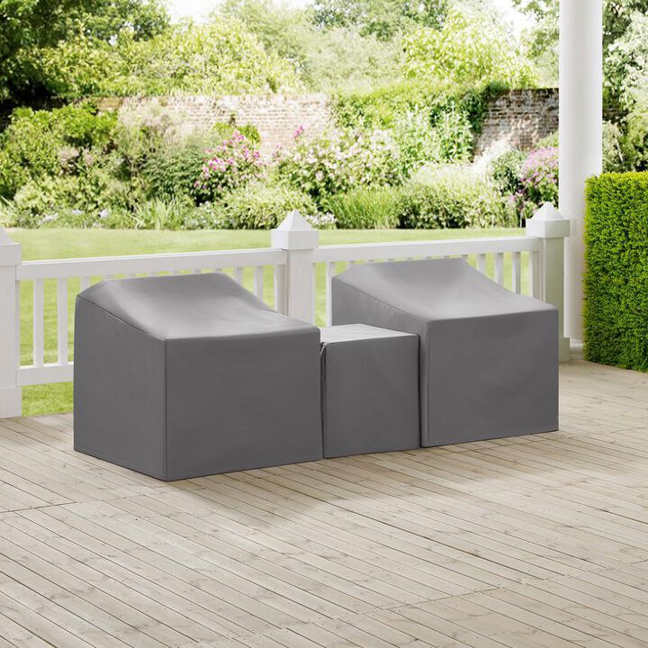 3Pc Outdoor Furniture Cover Set