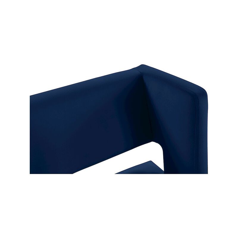 Meridian Furniture Caleb Velvet Counter Stool, Set of 2