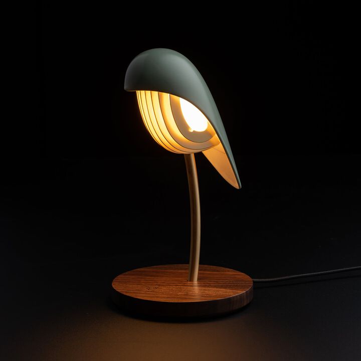 Desk Lamp BIRD Ivory White