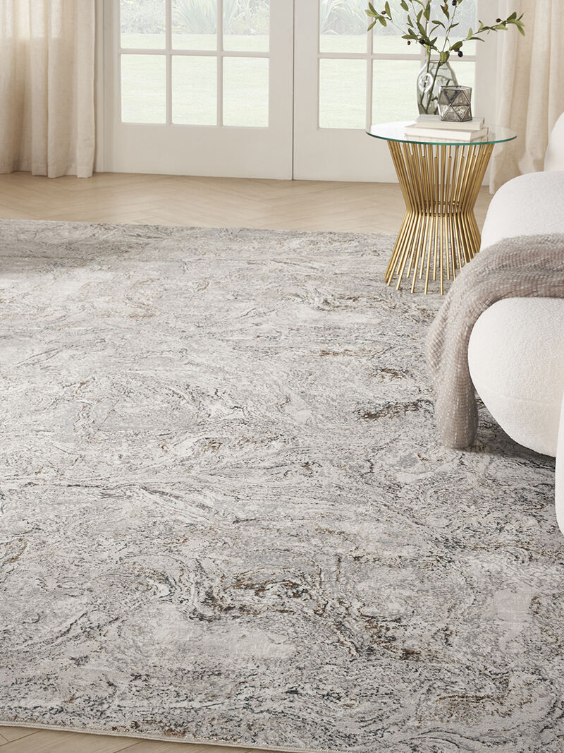 Glitz GLZ20 Gray/Multicolor 9' x 12' Rug image number 5