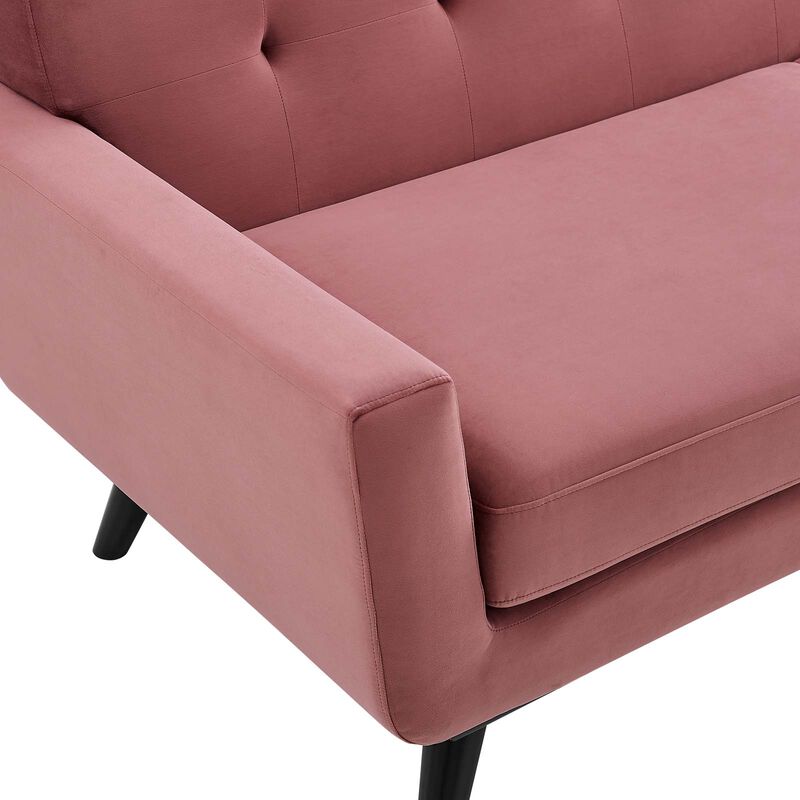 Engage Performance Velvet Armchair image number 4