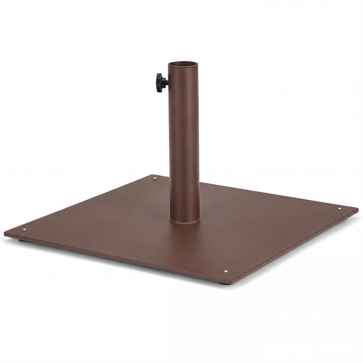 Patio Umbrella Base Stand, 20-Inch with 4 Adjustable Footpads