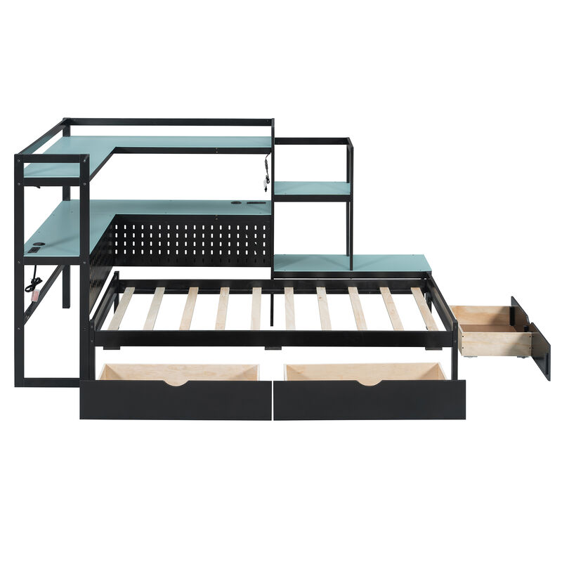 Merax Twin Size Multi-Functional Gaming Daybed image number 0