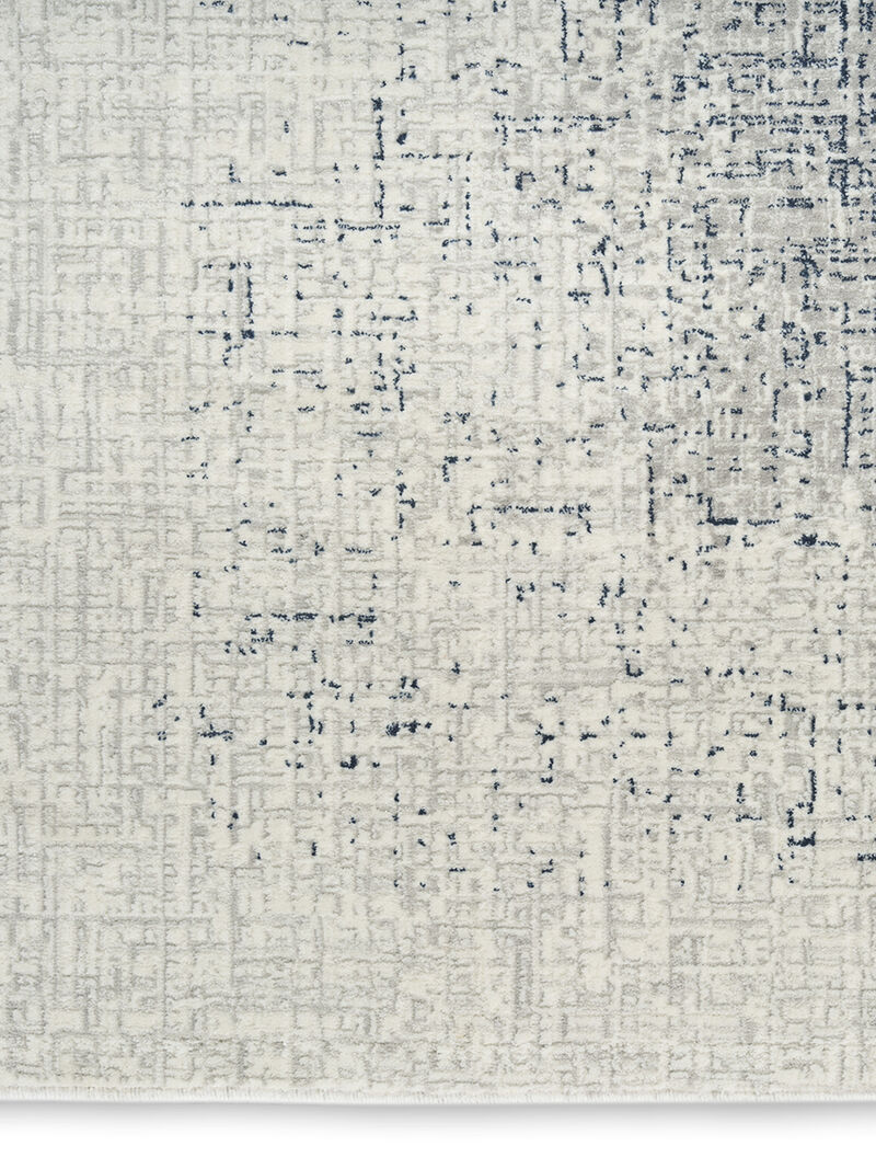 Grand Street GRN03 Ivory/Blue 2'2" x 10' Rug