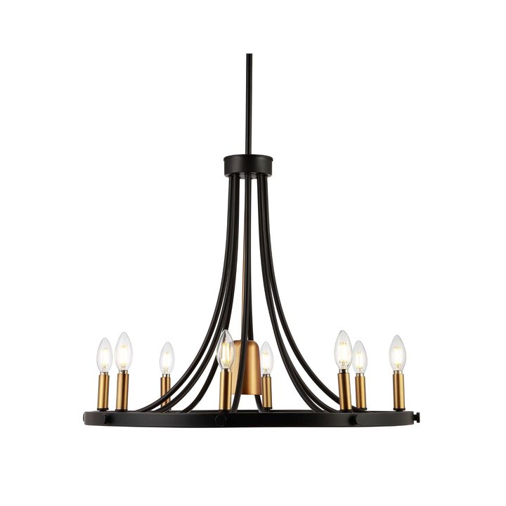 Urbanna Adjustable Iron Transitional Modern LED Chandelier