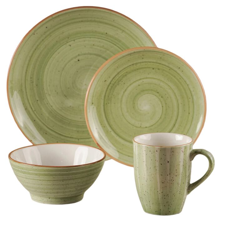 Therapy Collection 4-Piece Dinnerware Set