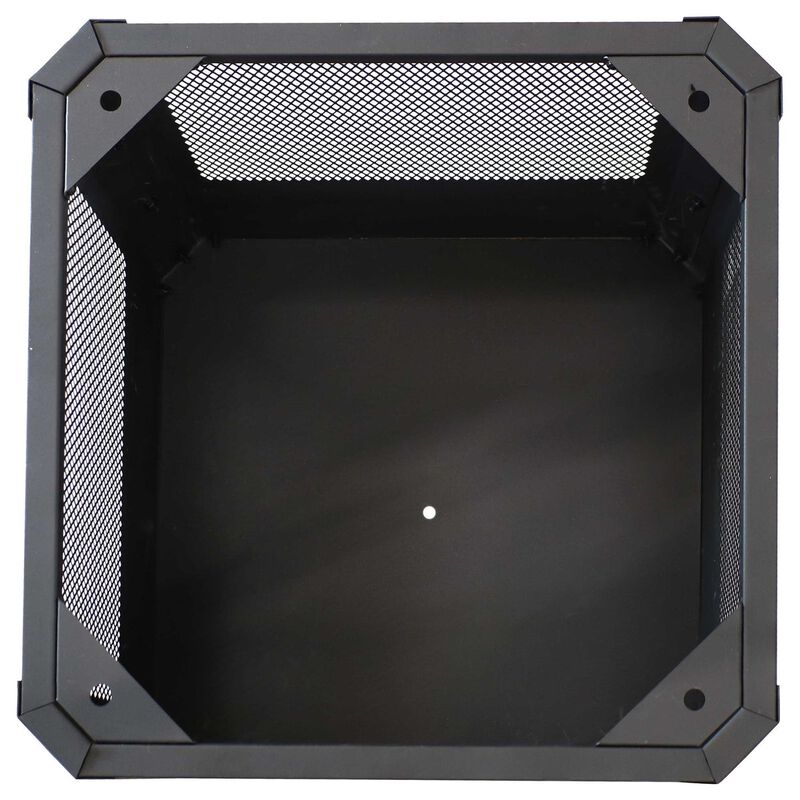 Grelha Square Outdoor Fire Pit Small Size with Grilling Grate for Outdoor Cooking & Heating