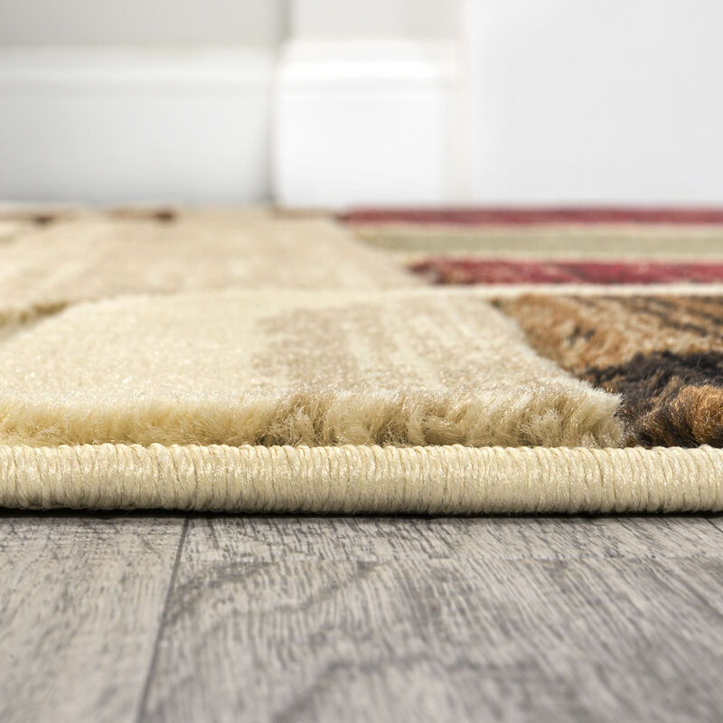 Tamara Retro Abstract Arches Area Rug