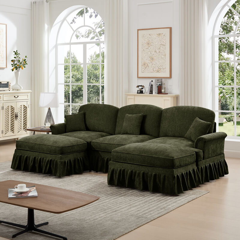 Tugweb U Shape Sectional Sofa image number 3