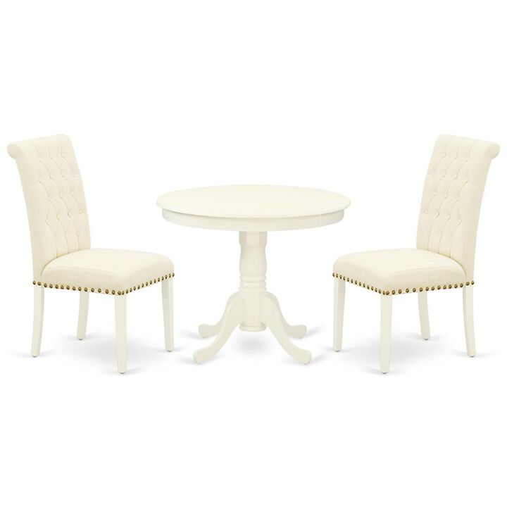 Dining Room Set Linen White