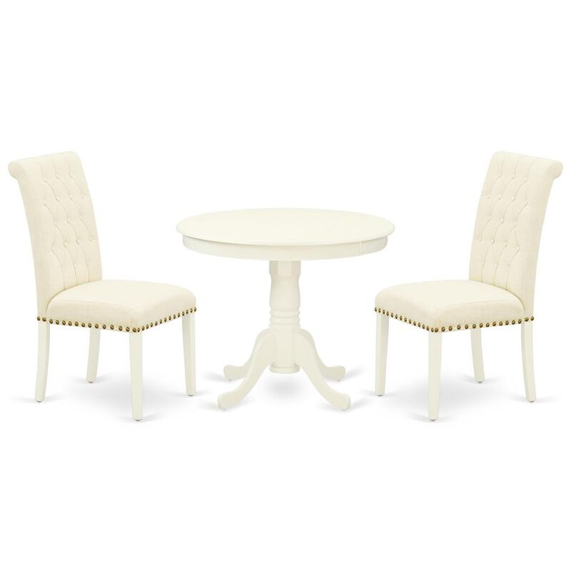 Dining Room Set Linen White