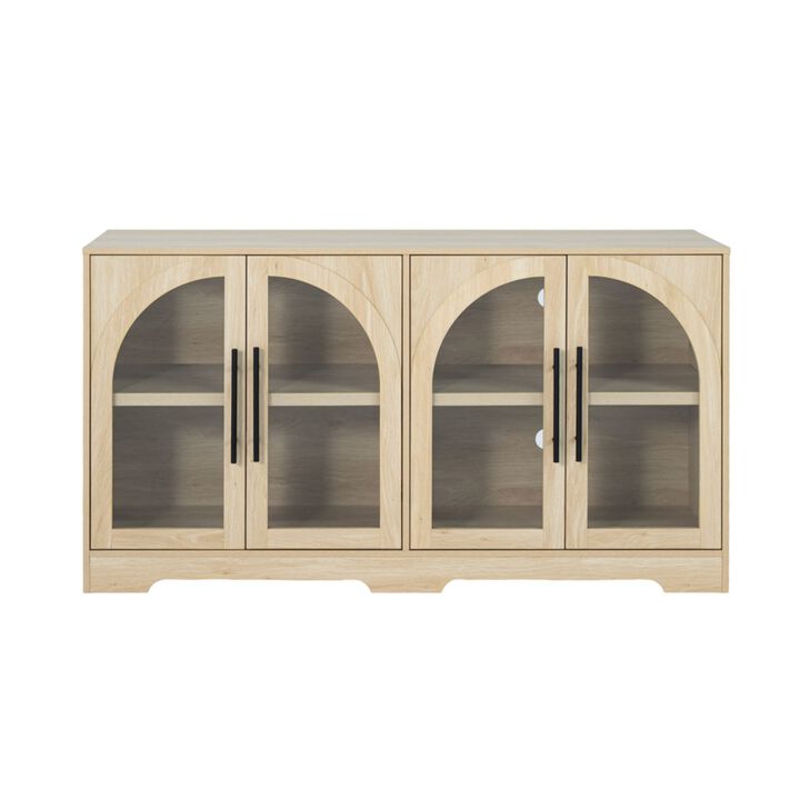 Zekwis Farmhouse Wood TV Stand Media Console
