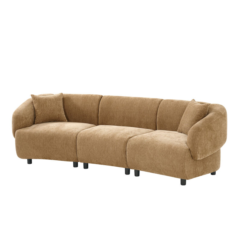 Jopras Curved 3-Seater Sofa image number 6