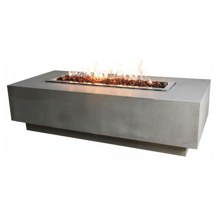 Elementi Granville Concrete Outdoor Patio Fire Pit Table