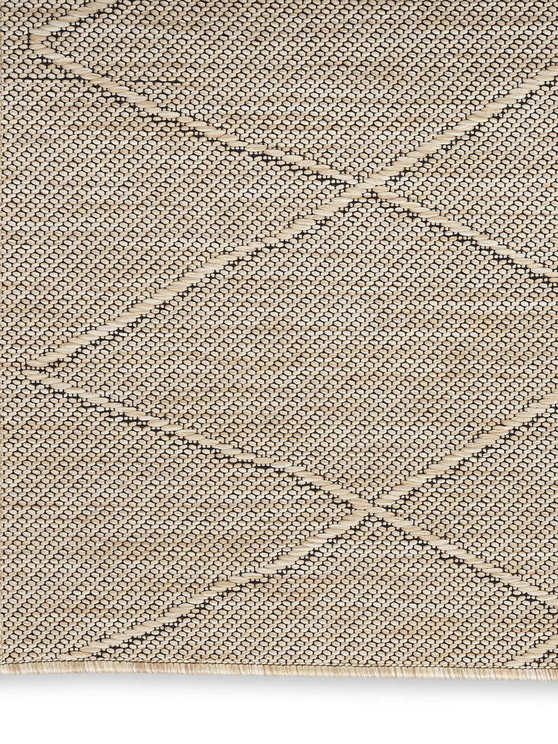 Washable Solutions WSL01 Natural 7' x 10' Rug
