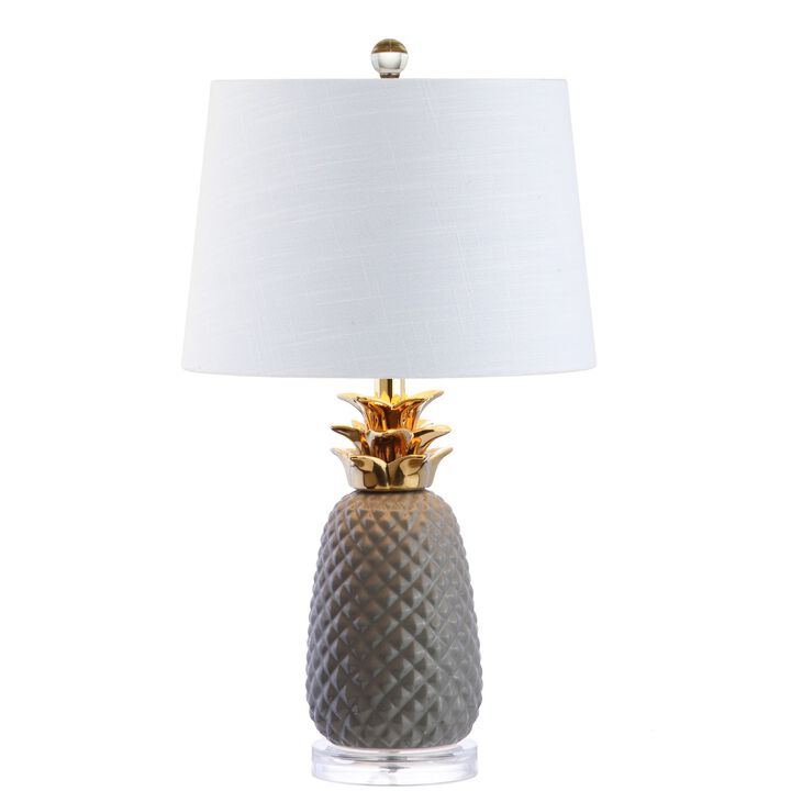 Pineapple Ceramic LED Table Lamp