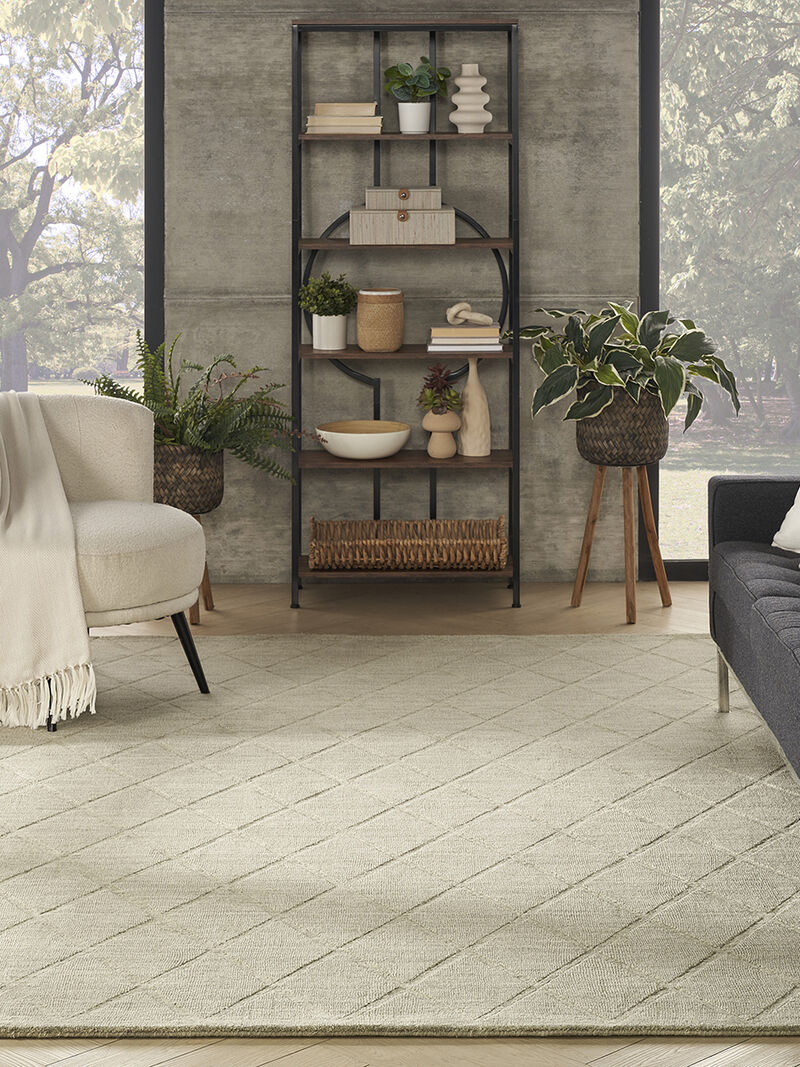 Wool Haven WOH01 Sage 7'9" x 9'9" Rug