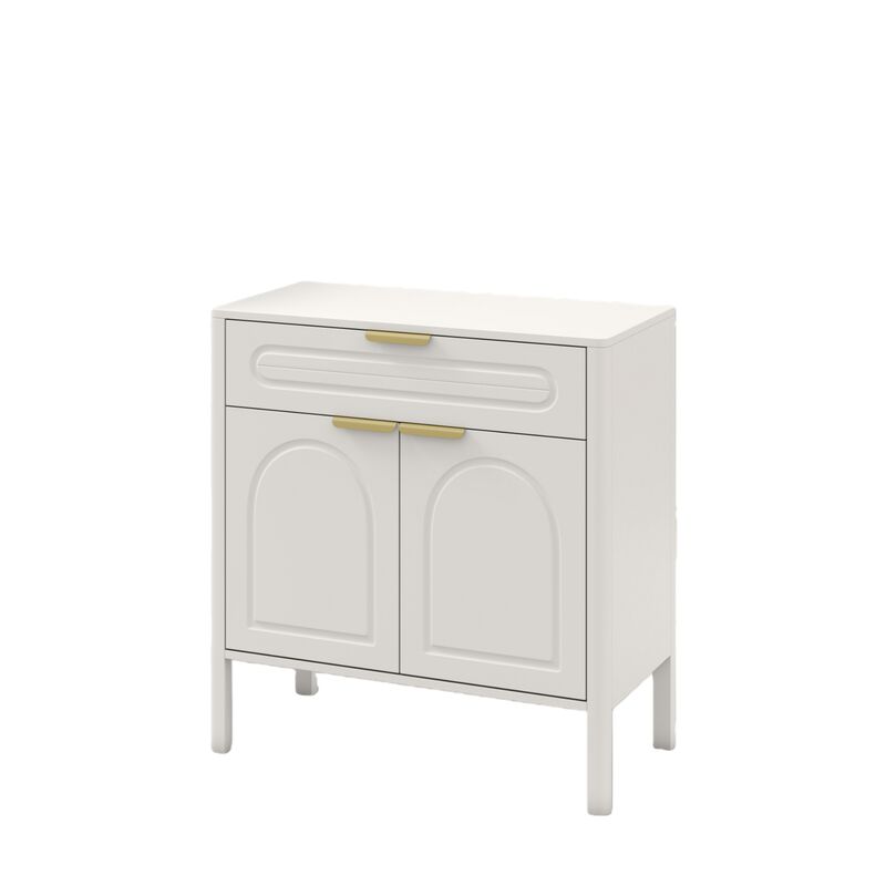 Hirtlu Arched Accent Storage Cabinet image number 0