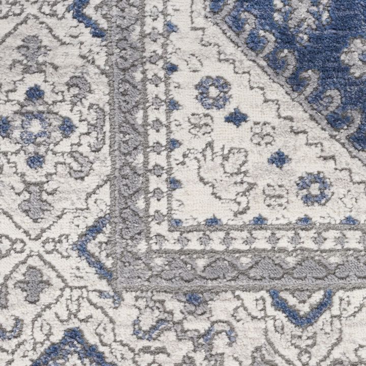 HomeRoots Medallion Runner Rug