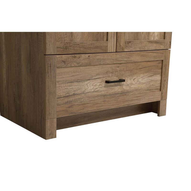Elegant Kitchen and Bath 30 inch Single Bathroom Vanity in Natural oak