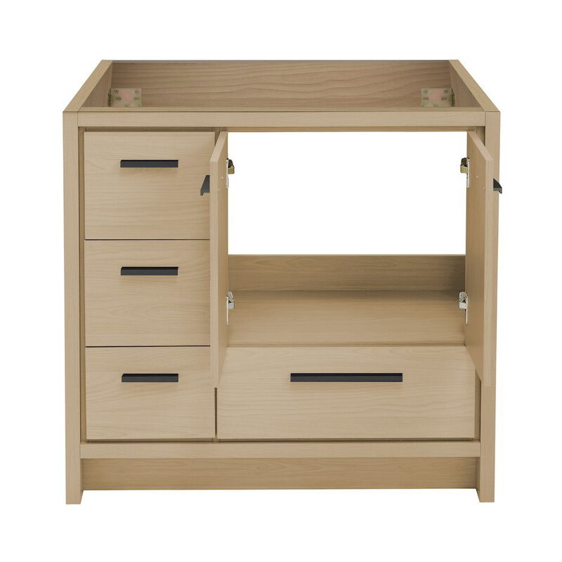 Virage 36 Freestanding, Bathroom Vanity in Oak - Cabinet image number 2