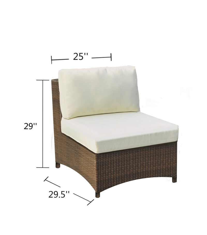 Studio Shine Collection Modular Armless chairs bistro set